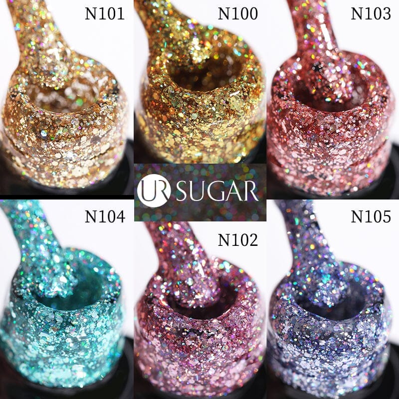 Sequins Glitter Gel Polish 7.5ml Gel Nail Polish UR SUGAR 
