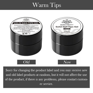 Clear Solid Nail Tips Gel 5ml Tools & Accessories BORN PRETTY 