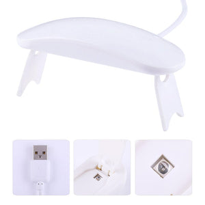 6W UV/LED Lamp Nail Dryer - White Nail Tools BORN PRETTY 