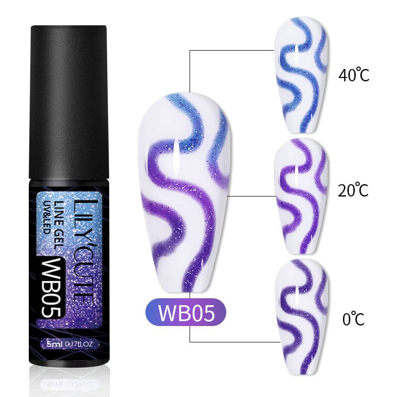 Line Nail Gel 5ml Gel Nail Polish LILYCUTE WB05 