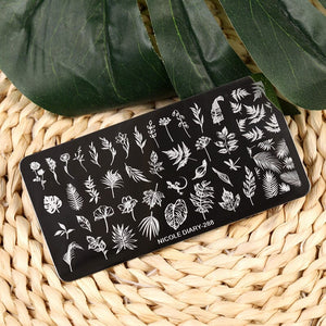 Stamping Plate NICOLE DIARY-288 Nail Stamping BORN PRETTY 