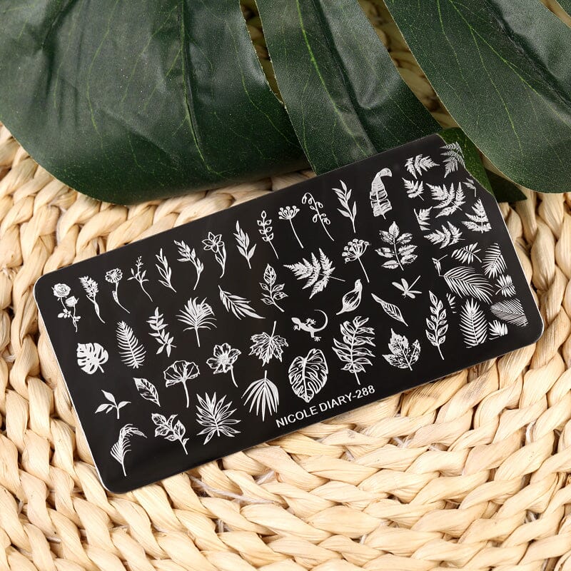 Stamping Plate NICOLE DIARY-288 Nail Stamping BORN PRETTY 