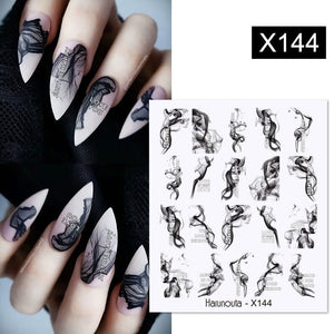 Water Decals Nail Sticker X144 Nail Sticker Harunouta 