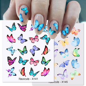 Water Decals Nail Sticker X141 Nail Sticker Harunouta 