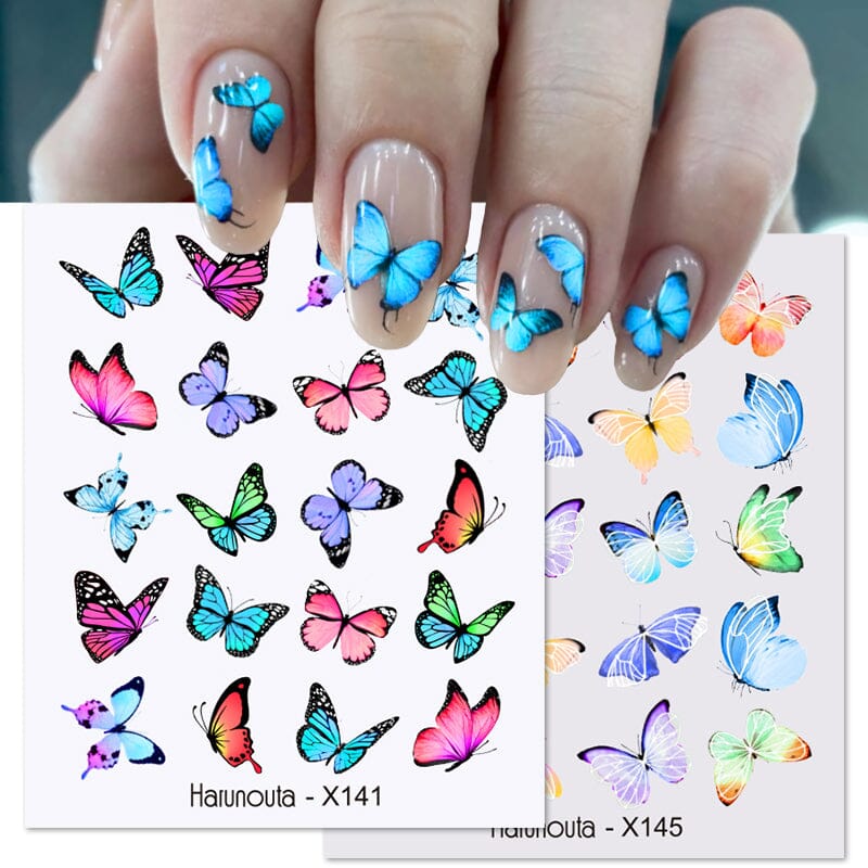 Water Decals Nail Sticker X141 Nail Sticker Harunouta 