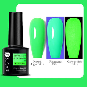 Fluorescent Glow-in-dark Gel URF005 7.5ml Clearance UR SUGAR 