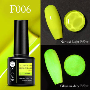 Fluorescent Glow-in-dark Gel URF006 7.5ml Clearance UR SUGAR 