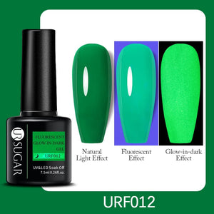 Fluorescent Glow-in-Dark Gel 7.5ml Gel Nail Polish UR SUGAR 
