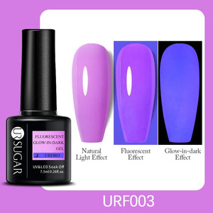 Fluorescent Glow-in-Dark Gel 7.5ml Gel Nail Polish UR SUGAR 