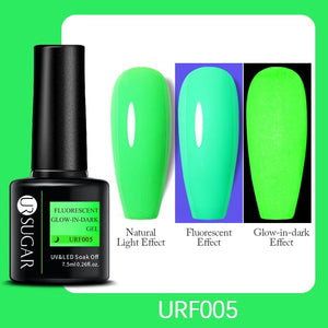 Fluorescent Glow-in-Dark Gel URF004 7.5ml Clearance UR SUGAR 