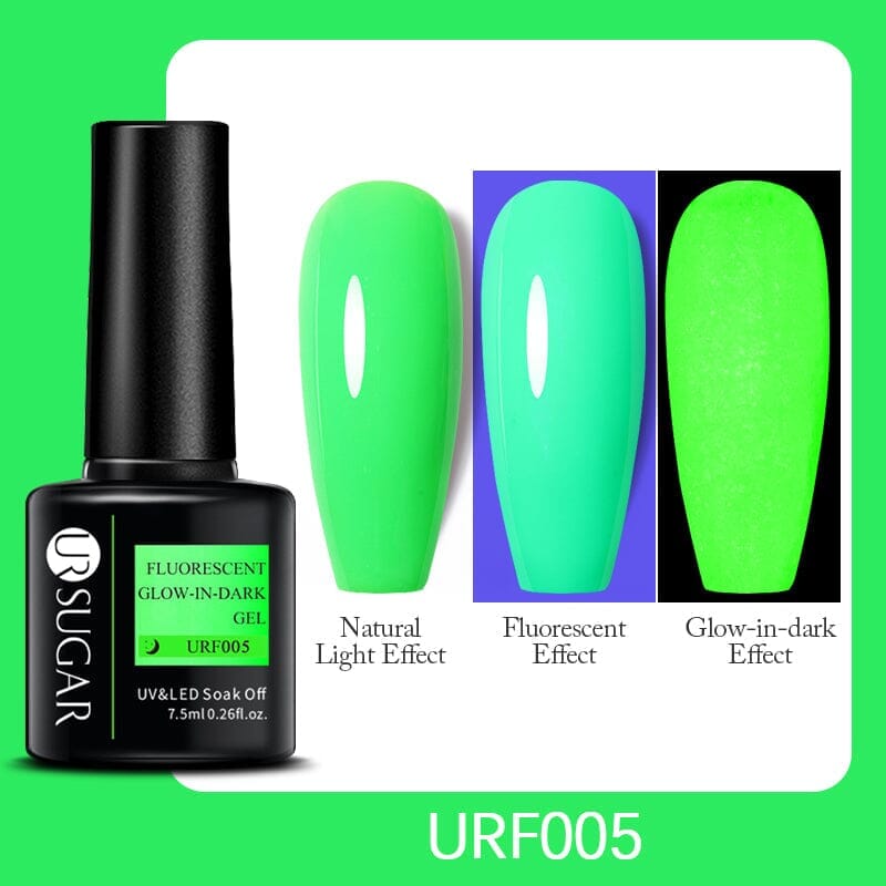 Fluorescent Glow-in-Dark Gel URF004 7.5ml Clearance UR SUGAR 