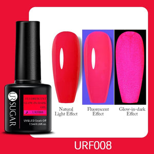 Fluorescent Glow-in-Dark Gel URF004 7.5ml Clearance UR SUGAR 
