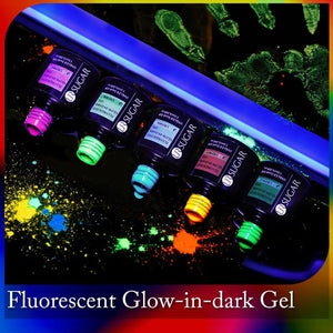 Fluorescent Glow-in-Dark Gel URF004 7.5ml Clearance UR SUGAR 