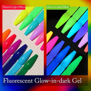Fluorescent Glow-in-Dark Gel URF004 7.5ml Clearance UR SUGAR 