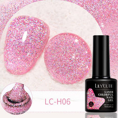 Glitter Colorful Nail Gel 7ml Gel Nail Polish LILYCUTE LC-H06 