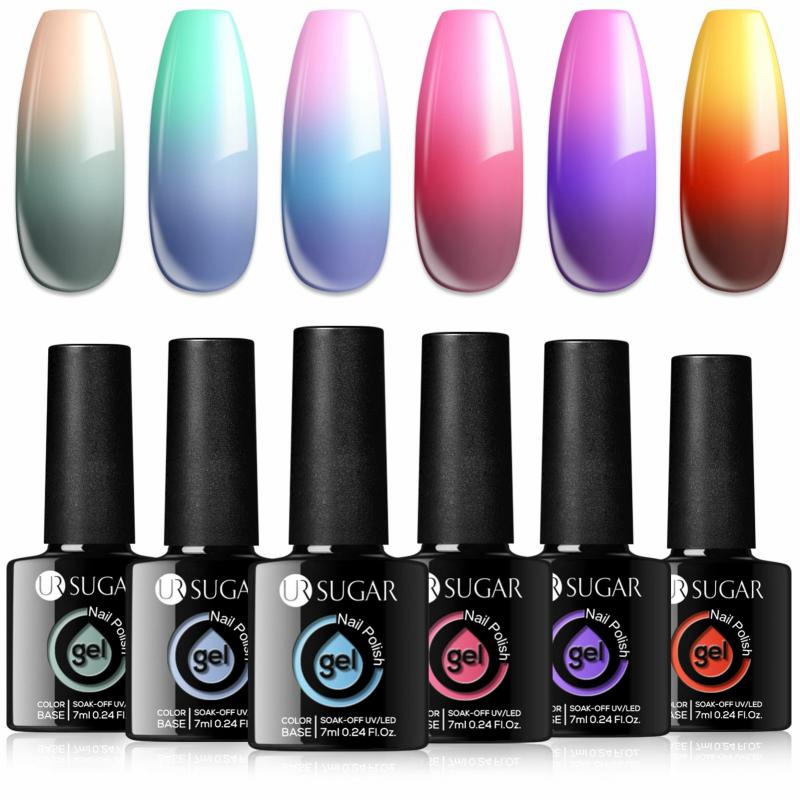 6 Colors Thermal Gel Set Candy Rainbow 7ml
