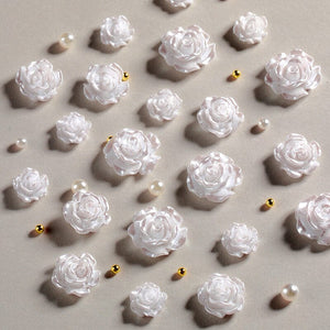 6 Grid Resin Flower 3D Nail Decoration #03 Clearance No Brand 