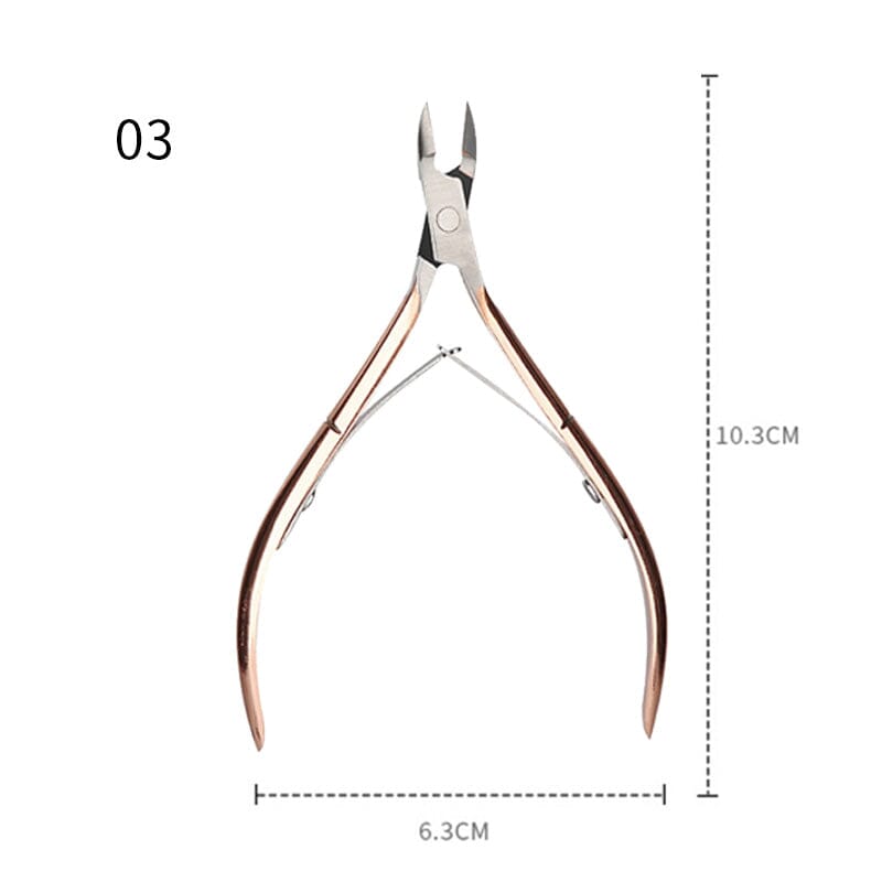 Cuticle Nipper Gold Silver Rosegold Tools & Accessories No Brand 03 