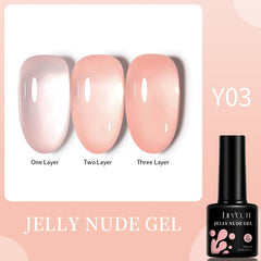Pink Nude Jelly Gel 7ml Gel Nail Polish LILYCUTE LC-Y03 