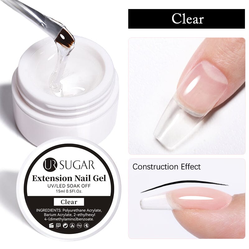 Extension Nail Gel 15ml Extension Nail Gel UR SUGAR Clear 