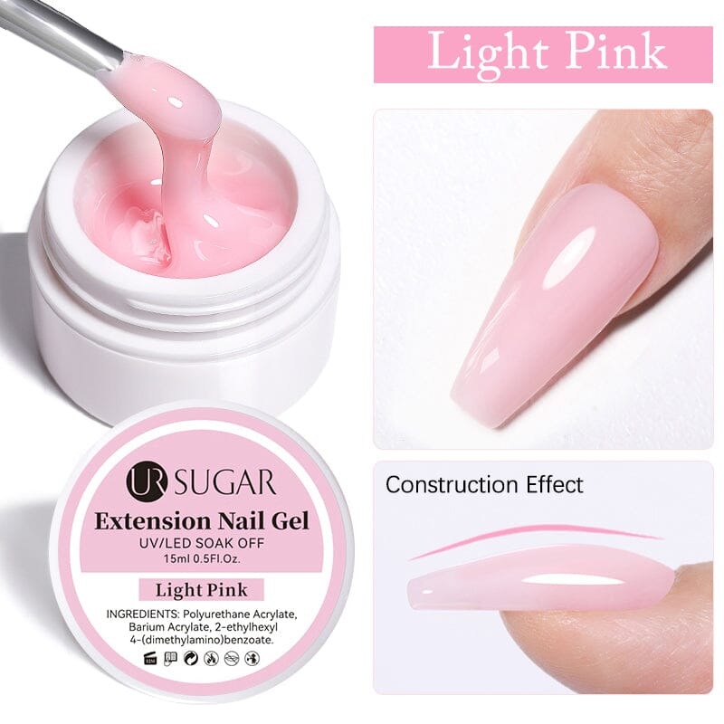 Extension Nail Gel 15ml Extension Nail Gel UR SUGAR Light Pink 