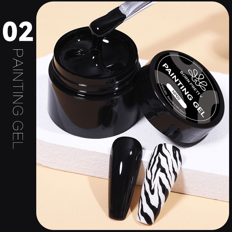 2 in 1 Painting Gel 5ml Gel Nail Polish BORN PRETTY 02 