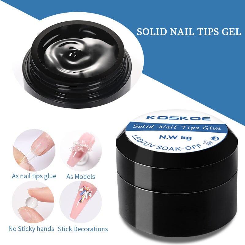 KOSKOE Solid Nail Tips Gel 5g Gel Nail Polish KOSKOE 