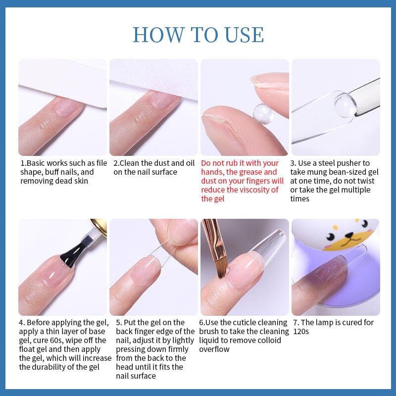 KOSKOE Solid Nail Tips Gel 5g Gel Nail Polish KOSKOE 