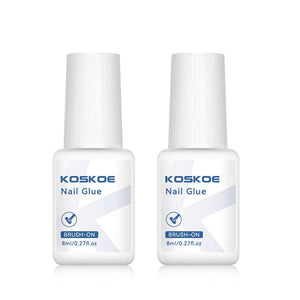 2pcs Nail Glue 8ml Nail Tips KOSKOE 