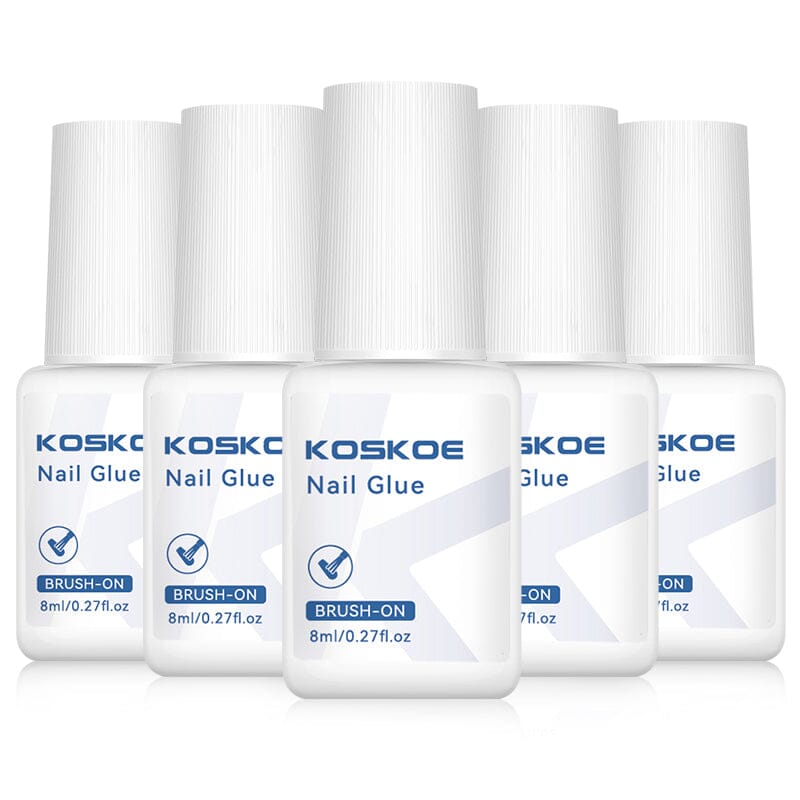 5pcs Nail Glue 8ml Nail Tips KOSKOE 
