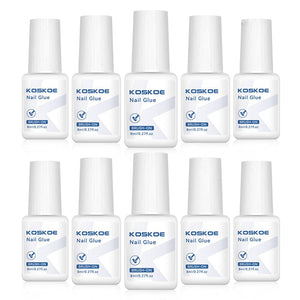 10pcs Nail Glue 8ml Nail Tips KOSKOE 