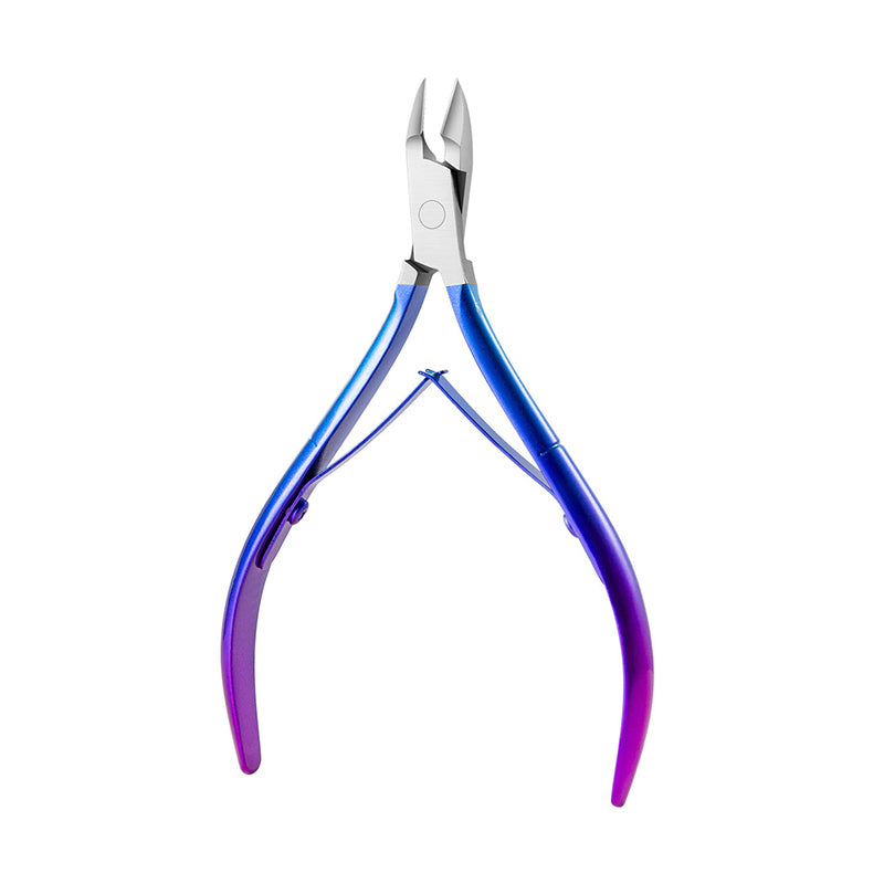 Blue Purple Gradient Colors Cuticle Nippers