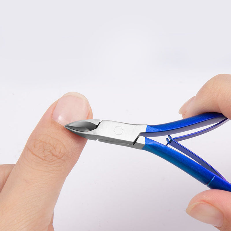 Blue Purple Gradient Colors Cuticle Nippers