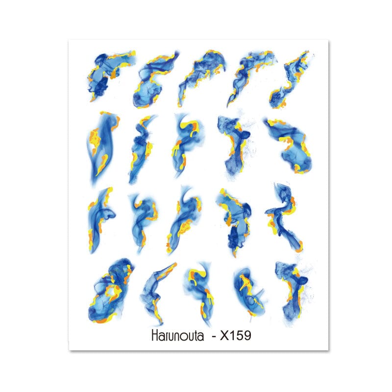 Water Decals Nail Sticker X159 Nail Sticker Harunouta 