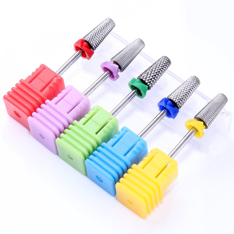 Nail Drill Bits Tungsten Carbide Tapered Flat Head 3XF Tools & Accessories No Brand 