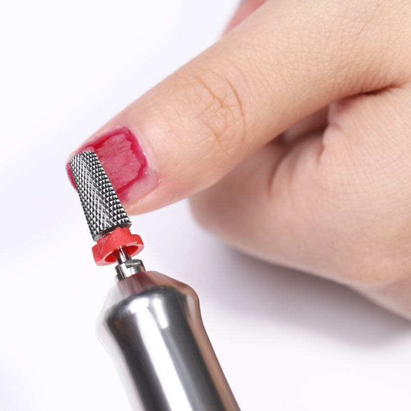 Nail Drill Bits Tungsten Carbide Tapered Flat Head 3XF Tools & Accessories No Brand 