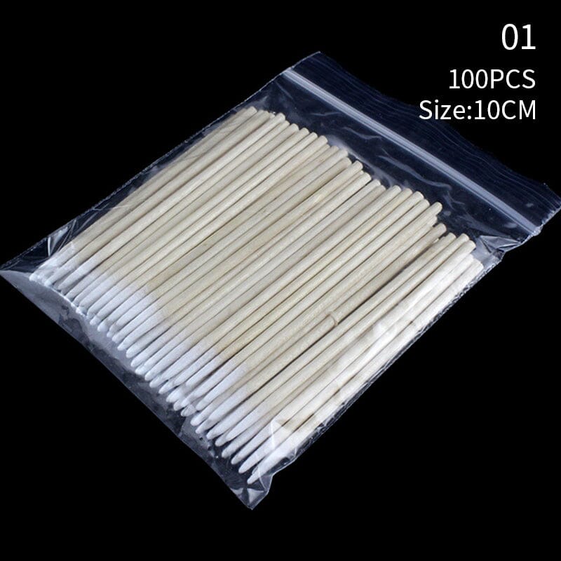 100pcs 10cm Pointed Cotton Swabs Tools & Accessories No Brand 100pcs 