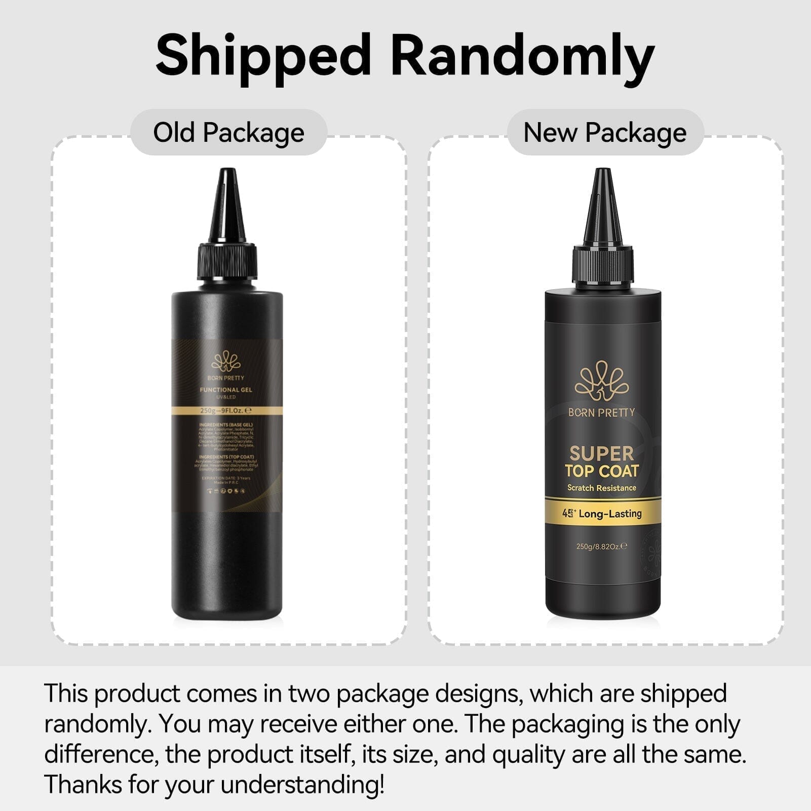 Super Top Coat 250g Gel Nail Polish BORN PRETTY 