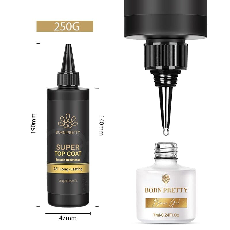 Super Top Coat 250g Gel Nail Polish BORN PRETTY 
