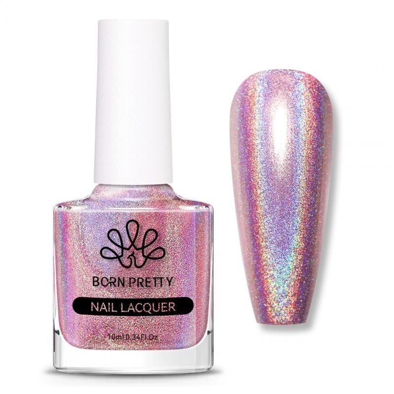 Pink Holographics Nail Polish 10ml Nail Polish BORN PRETTY 