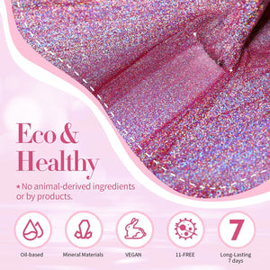 Pink Iridescent Nail Polish 10ml Nail Polish BORN PRETTY 