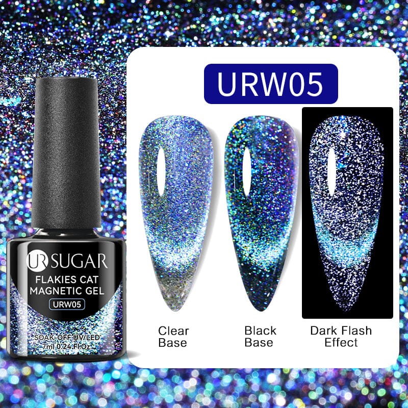 Flakies Cat Magnetic Gel 7ml Clearance UR SUGAR URW05 