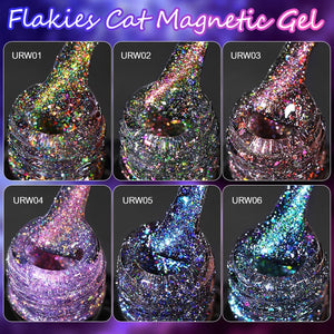 Flakies Cat Magnetic Gel 7ml Clearance UR SUGAR 
