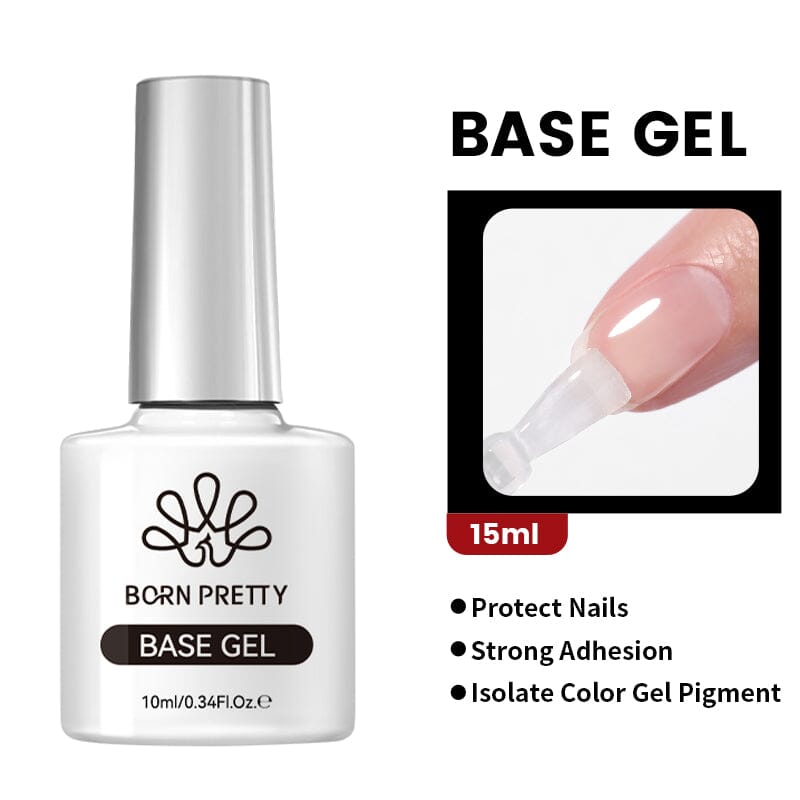 Base Top Coat 10ml Gel Nail Polish BORN PRETTY Base Gel 