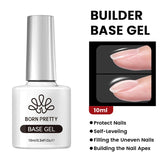 Base Top Coat 10ml Gel Nail Polish BORN PRETTY Builder Base Gel 