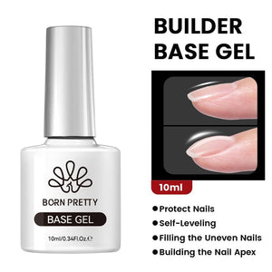 Base Top Coat 10ml Gel Nail Polish BORN PRETTY Builder Base Gel 