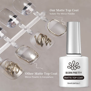Matte Top Coat 10ml Gel Nail Polish BORN PRETTY 