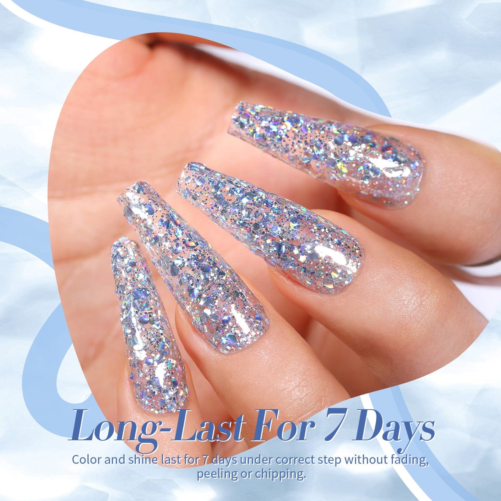 [US ONLY] Iridescent Glitter Nail Polish 10ml Nail Polish BORN PRETTY 