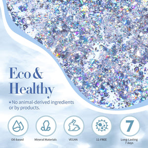 [US ONLY] Iridescent Glitter Nail Polish 10ml Nail Polish BORN PRETTY 