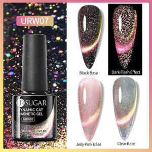 Dynamic Cat Magnetic Gel 7ml Gel Nail Polish UR SUGAR URW07 